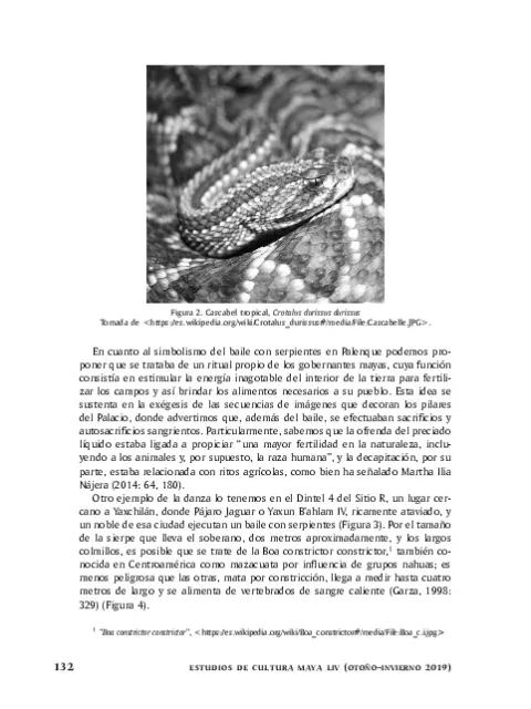 El baile con serpientes entre los mayas