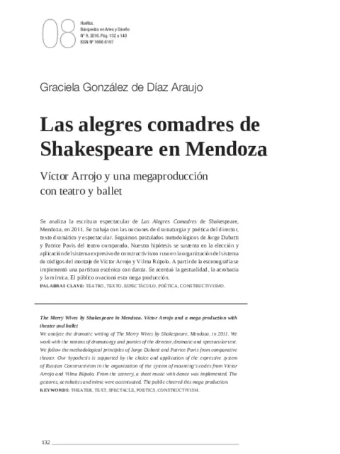 Las alegres comadres de Shakespeare en Mendoza : Víctor Arrojo y una megaproducción con teatro y ballet